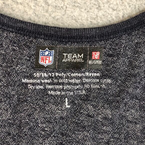 Vintage Houston Texans Tank Top L Adult Gray Watt #99 Team Apparel NFL Football - Picture 3 of 7